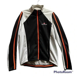 Crane fleece lined Vancouver cycling full zip jacket Sz L